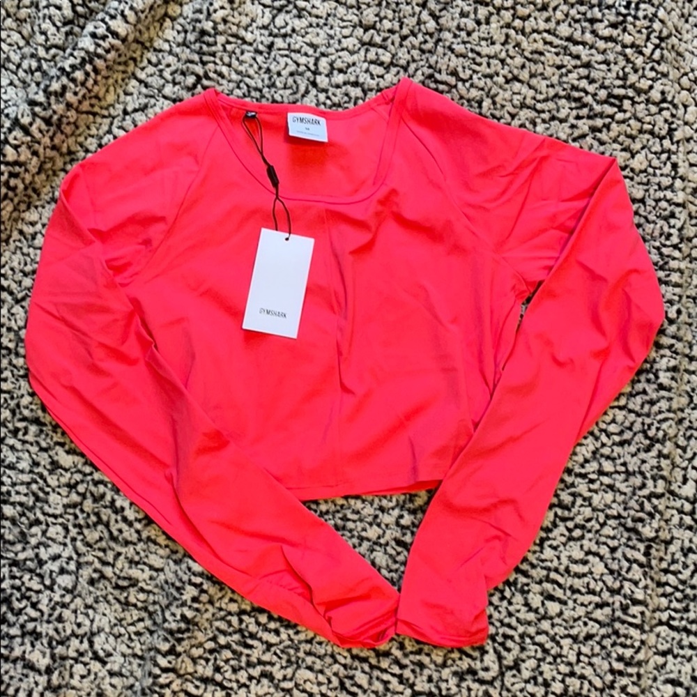 NWT GYMSHARK Whitney Simmons cyber red top